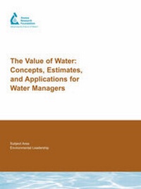 Enlarge image Cover: The Value of Water - IWA Publishing