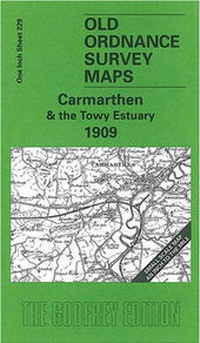 Abbildung von: Carmarthen and the Towy Estuary 1909 - Alan Godfrey Maps