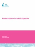 Cover: Preservation of Arsenic Species - IWA Publishing