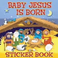 Enlarge image Cover: Baby Jesus is Born Sticker Book - Candle Books