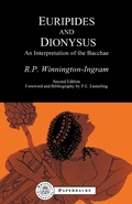 Cover: Euripides and Dionysus - Bristol Classical Press