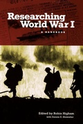 Cover: Researching World War I - Greenwood Press