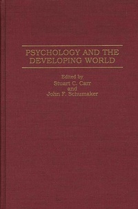 Enlarge image Cover: Psychology and the Developing World - Praeger Publishers Inc