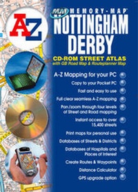 Abbildung von: Nottingham and Derby Street Atlas - Geographers' A-Z Map Co Ltd