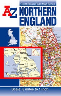 Abbildung von: Northern England Road Map - Geographers' A-Z Map Co Ltd