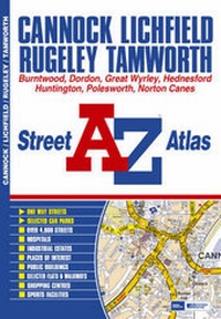 Abbildung von: A-Z Cannock, Lichfield, Rugeley, Tamworth - Geographers' A-Z Map Co Ltd