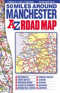 Abbildung von: 50 Miles Around Manchester - Geographers' A-Z Map Co Ltd