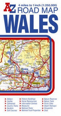 Abbildung von: Wales Road Map - Geographers' A-Z Map Co Ltd