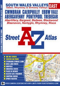 Abbildung von: South Wales Valleys (East) Street Atlas - Geographers' A-Z Map Co Ltd