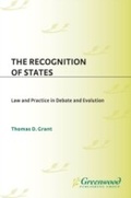 Cover: The Recognition of States - Praeger Publishers Inc