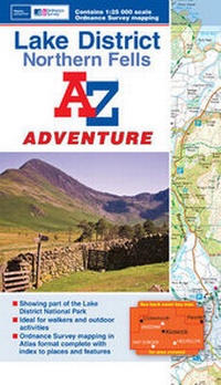 Abbildung von: Lake District (Northern Fells) Adventure Atlas - Geographers' A-Z Map Co Ltd