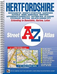 Abbildung von: Hertfordshire A-Z Street Atlas - Geographers' A-Z Map Co Ltd