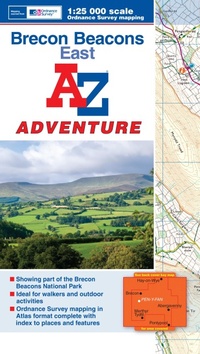 Abbildung von: Brecon Beacons East A-Z Adventure Atlas - Geographers' A-Z Map Co Ltd