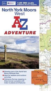 Abbildung von: North York Moors West A-Z Adventure Atlas - Geographers' A-Z Map Co Ltd