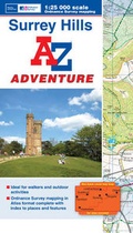 Cover: Surrey Hills Adventure Atlas - Geographers' A-Z Map Co Ltd