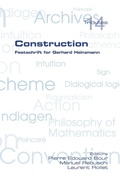 Cover: Construction. Festschrift for Gerhard Heinzmann - College Publications