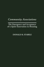 Cover: Community Associations - Praeger Publishers Inc