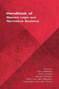 Enlarge image Cover: Handbook of Deontic Logic and Normative Systems - College Publications