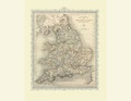 Cover: Railway Map of England and Wales 1852 - Mapseeker Archive Publishing