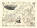 Cover: John Tallis Map of East Canada 1851 - Mapseeker Archive Publishing