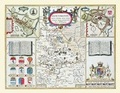 Cover: John Speed Map of Huntingdonshire 1611 - Historical Images Ltd