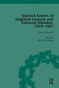 Cover: Selected Letters of Siegfried Sassoon and Edmund Blunden, 1919-1967 - Pickering & Chatto (Publishers) Ltd