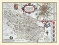 Cover: John Speed's Map of the West Ridings of Yorkshire 1611 - Mapseeker Archive Publishing