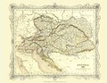 Cover: H Collins Map of Austria 1852 - Mapseeker Archive Publishing