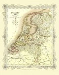 Cover: H Collins Map of Holland 1852 - Mapseeker Archive Publishing