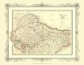 Cover: H Collins Map of Northern India 1852 - Mapseeker Archive Publishing
