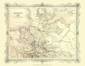 Cover: H Collins Map of Northern Germany 1852 - Mapseeker Archive Publishing