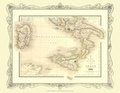 Cover: H Collins Map of Southern Italy 1852 - Mapseeker Archive Publishing