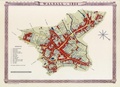 Cover: Walsall Town 1824 - Old Map Supplied Rolled in a Clear Two Part Screw Presentation Tube - Print Size 45cm x 32cm - Mapseeker Archive Publishing