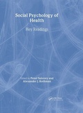 Cover: Social Psychology of Health - Psychology Press Ltd