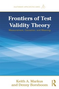 Cover: Frontiers of Test Validity Theory - Routledge