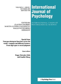 Enlarge image Cover: Neuropsychological Functions Across the World - Psychology Press Ltd