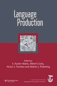Abbildung von: Language Production: First International Workshop on Language Production - Psychology Press Ltd