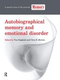 Cover: Autobiographical Memory and Emotional Disorder - Routledge