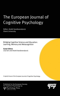 Enlarge image Cover: Bridging Cognitive Science and Education: Learning, Memory and Metacognition - Psychology Press Ltd