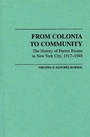 Cover: From Colonia to Community - Praeger Publishers Inc