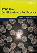 Cover: BTEC First Certificate in Applied Science Teacher Support Disk - Edexcel Limited