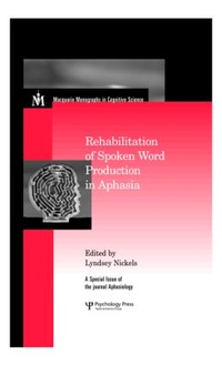 Abbildung von: Rehabilitation of Spoken Word Production in Aphasia - Psychology Press Ltd