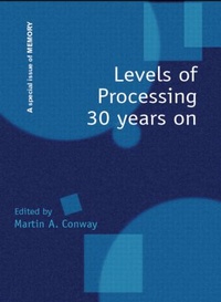 Enlarge image Cover: Levels of Processing 30 Years On - Psychology Press Ltd