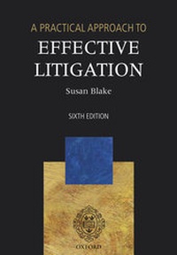 Enlarge image Cover: A Practical Approach to Effective Litigation - Blackstone Press Ltd