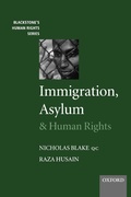 Cover: Immigration, Asylum and Human Rights - Blackstone Press Ltd