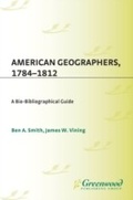 Cover: American Geographers, 1784-1812 - Praeger Publishers Inc