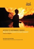 Cover: Access to Sustainable Energy - International Institute for Environment and Development