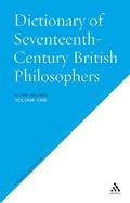 Cover: Dictionary of Seventeenth-century British Philosophers - Thoemmes Continuum