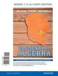 Abbildung von: Elementary Algebra - Pearson