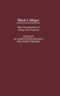 Cover: Black Colleges - Praeger Publishers Inc